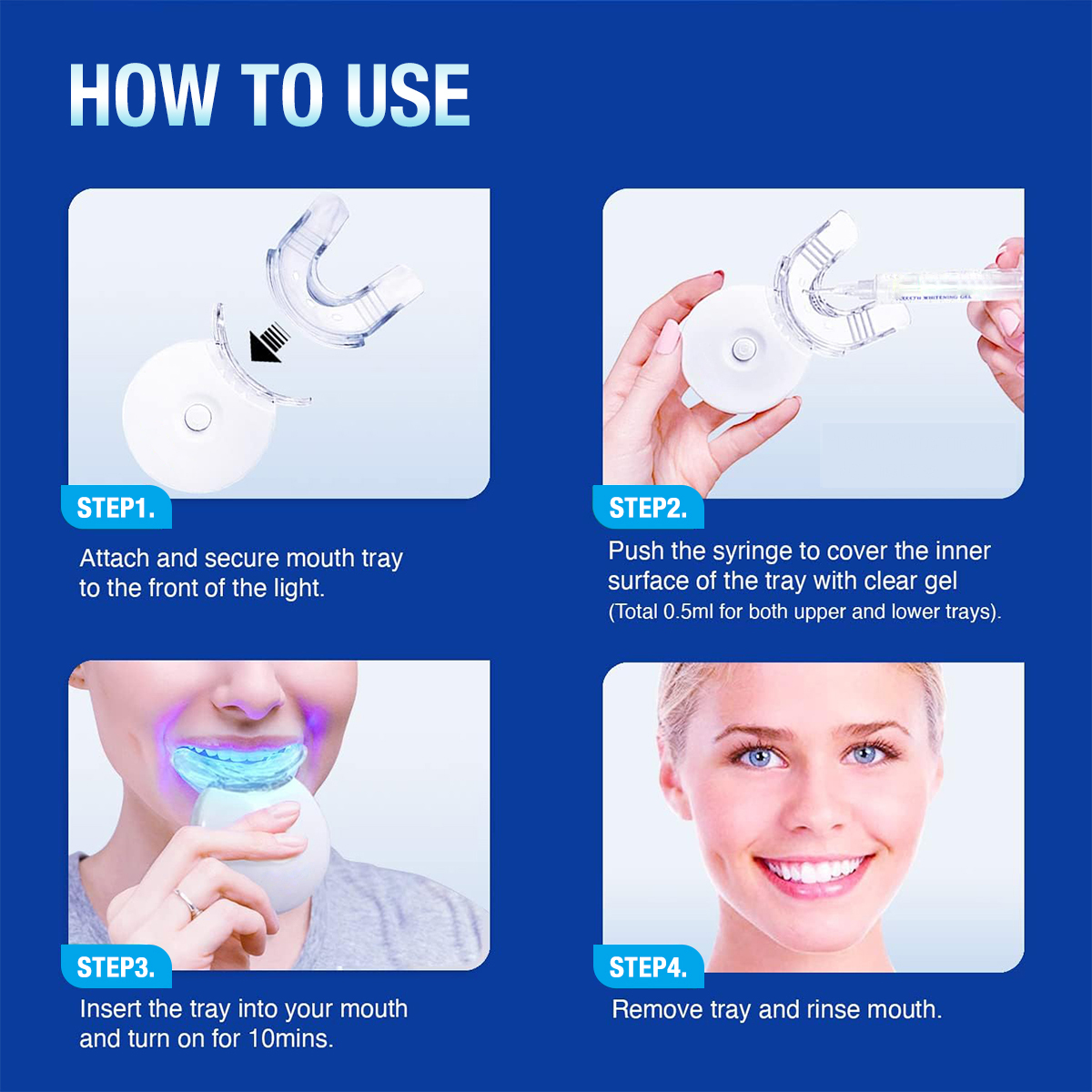 Teeth Whitening Kit - 5X LED L - Teeth Whitening In Office ulasan dan harga
