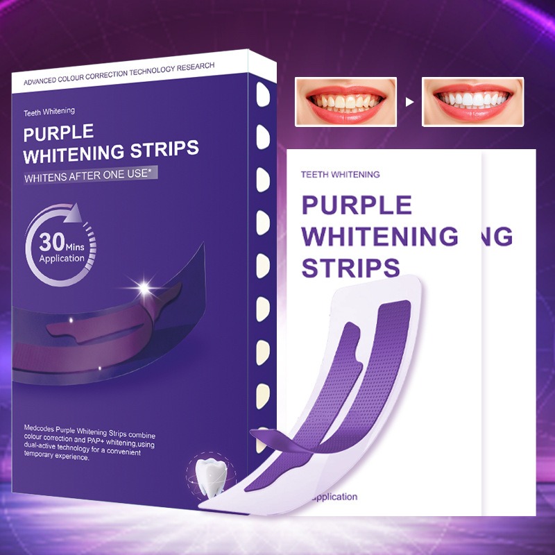V34 Purple Glowing Dry Tooth S - Teeth Whitening Street ulasan dan harga