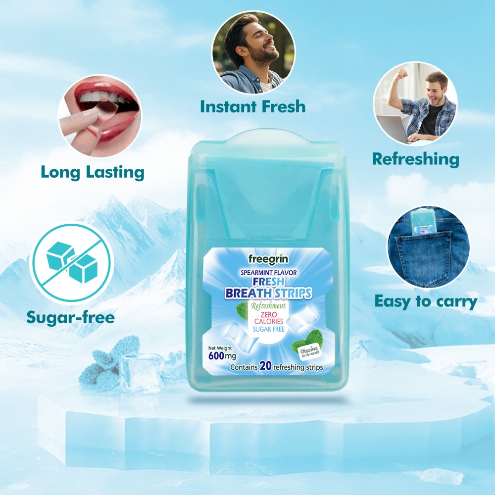 FREEGRIN Spearmint Flavored Fr - Teeth Whitening In Office ulasan dan harga