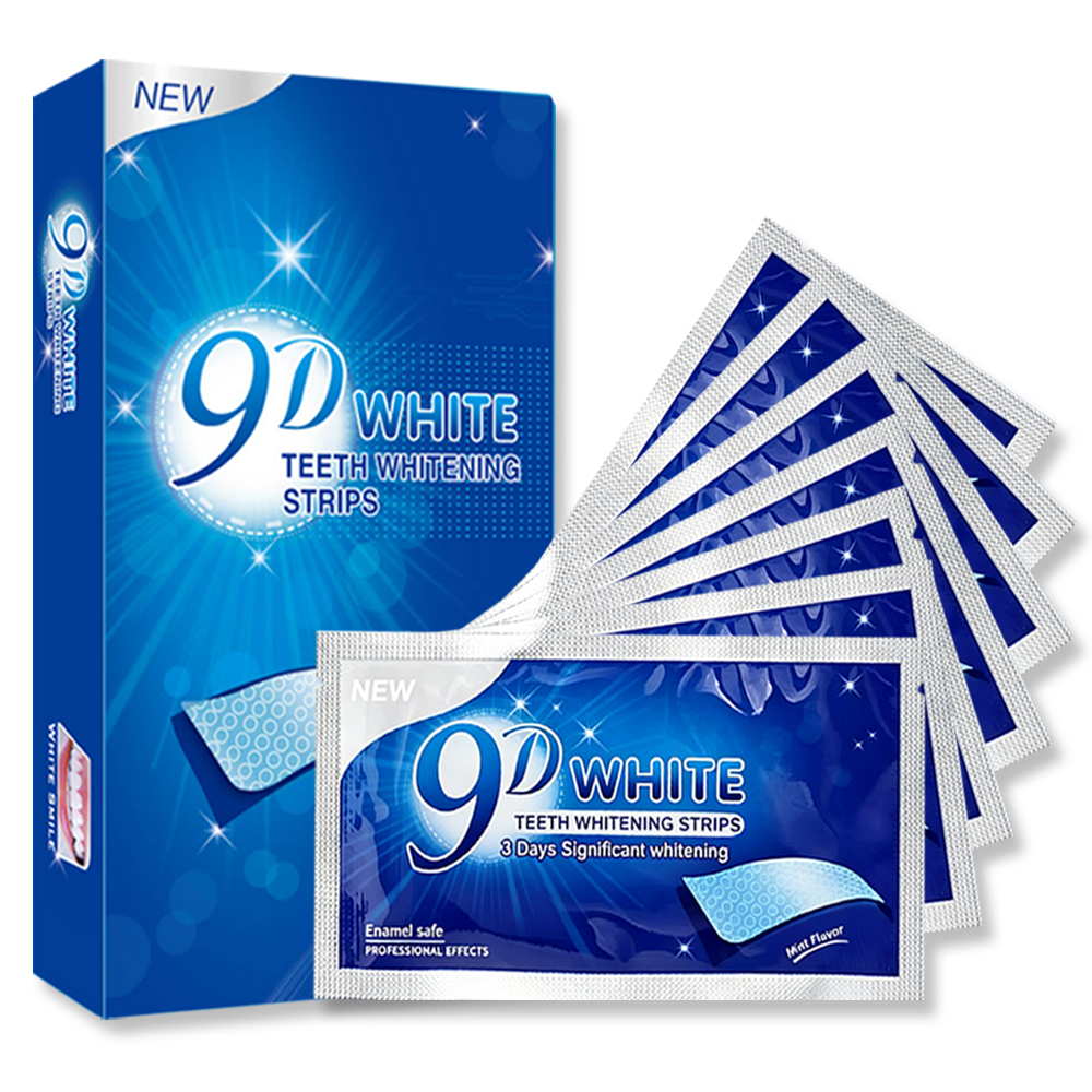 9D White Teeth Whitening Strip - Teeth Whitening In Office ulasan dan harga