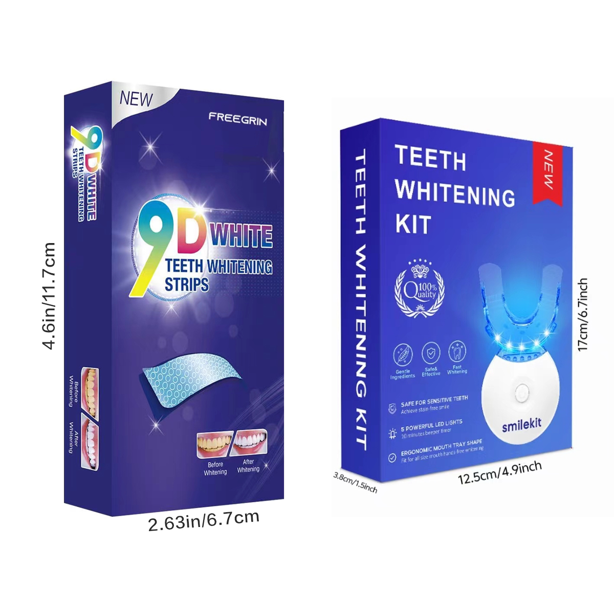 Teeth Whitening Kit - 5X LED L - Teeth Whitening Street ulasan dan harga