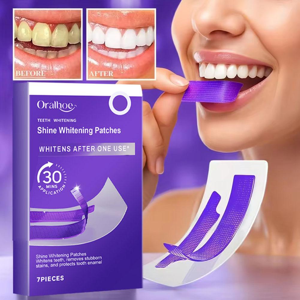 Purple Teeth Whitening Strips  - Teeth Whitening Retainer ulasan dan harga