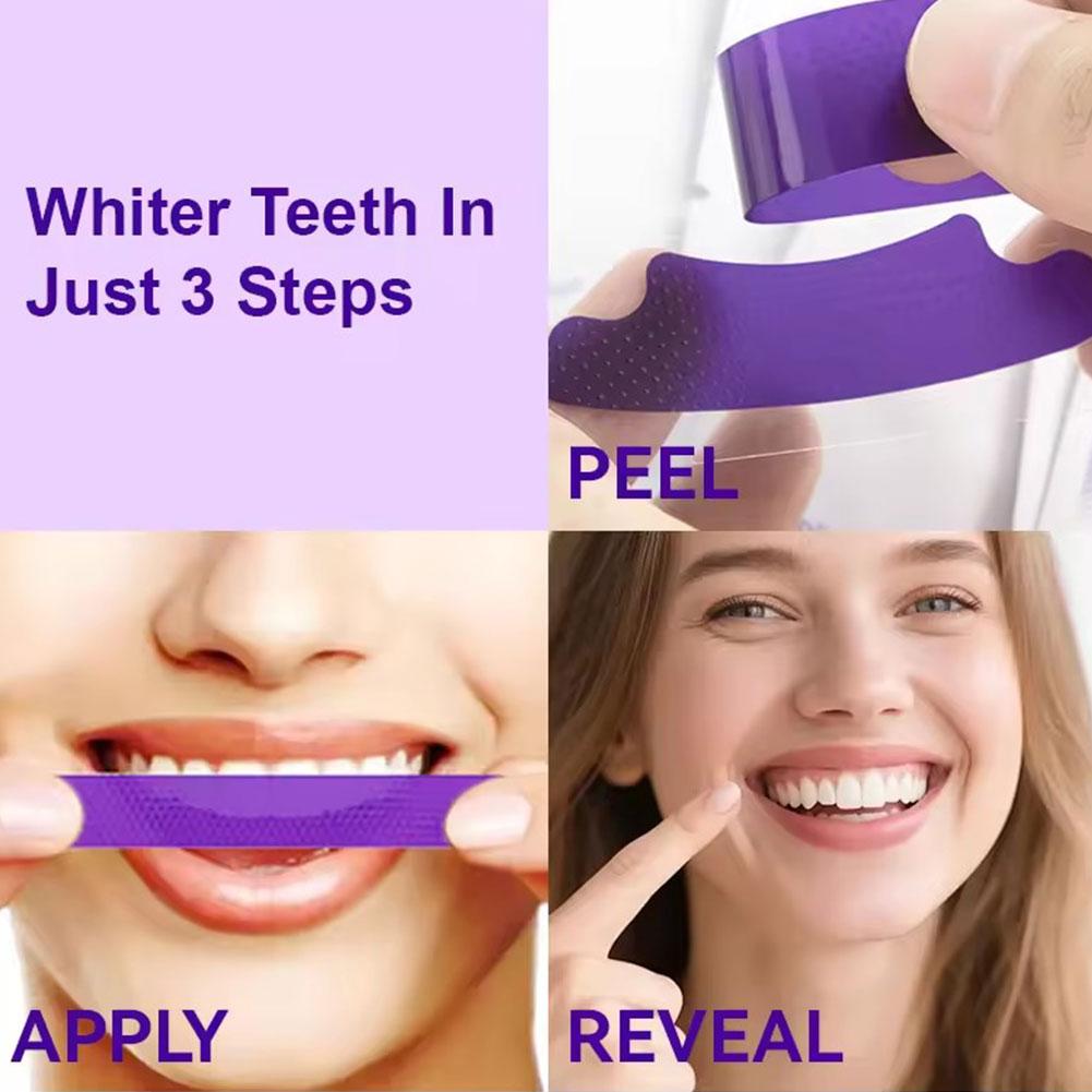 Purple Teeth Whitening Strips  - Teeth Whitening Retainer ulasan dan harga