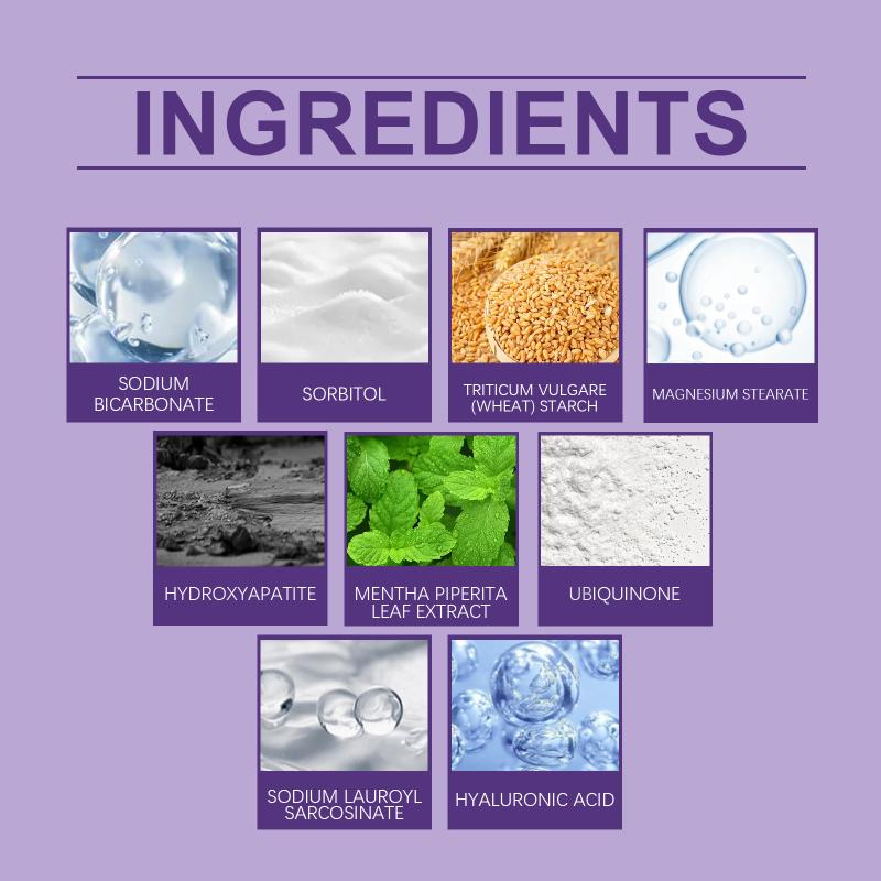Advanced Purple Tooth Powder W - Whitening Teeth Using Baking Soda ulasan dan harga
