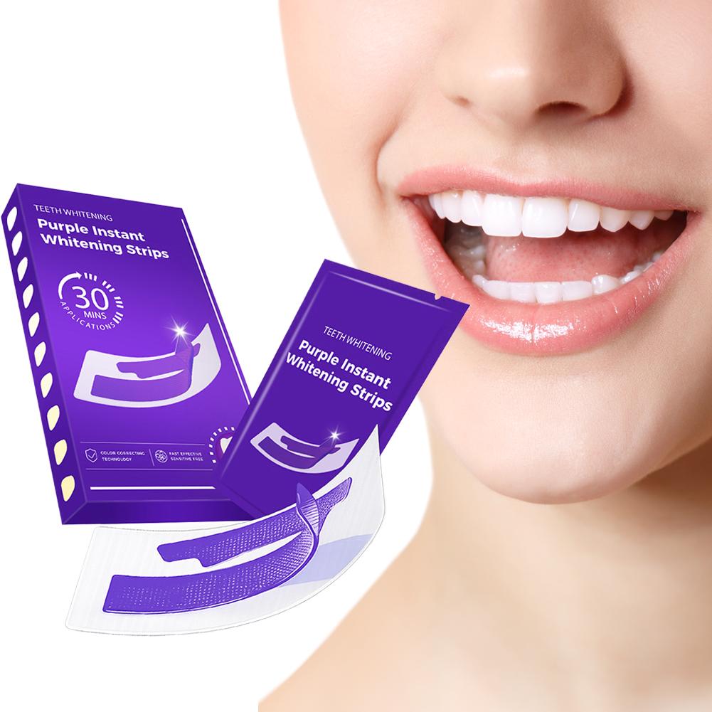 42Pairs Purple Teeth Whitening - Teeth Whitening Retainer ulasan dan harga
