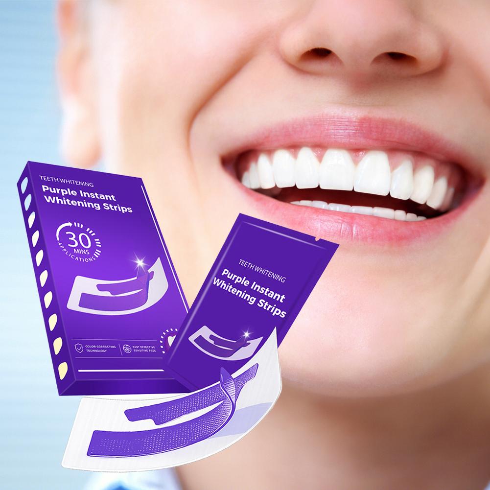 42Pairs Purple Teeth Whitening - Teeth Whitening Retainer ulasan dan harga