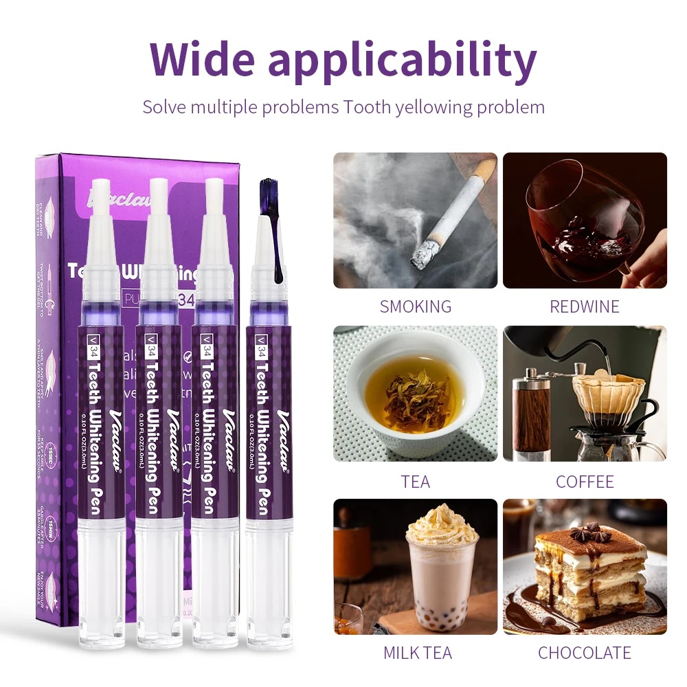 Vaclav V34 Purple teeth whiten - Teeth Whitening Retainer ulasan dan harga